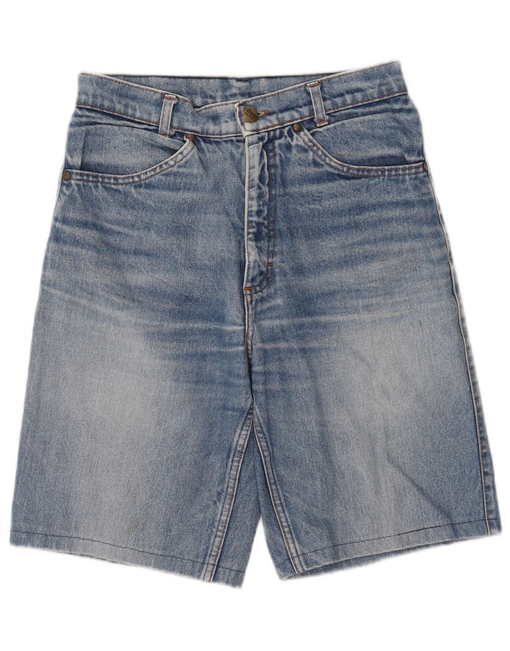 Pooh Mens Denim Shorts XS W27  Blue