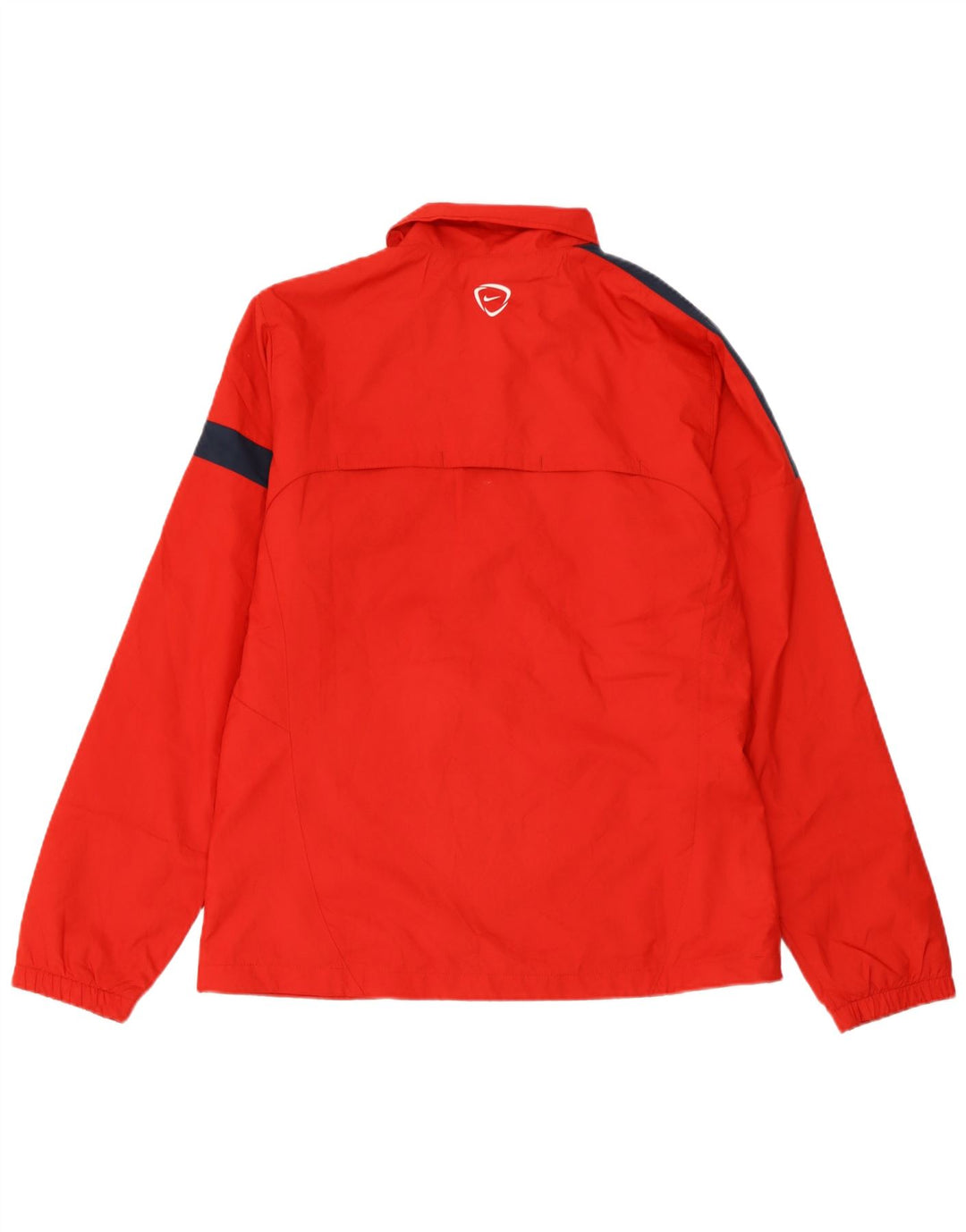 Nike Veste de survêtement pour homme Large Rouge Colorblock Polyester