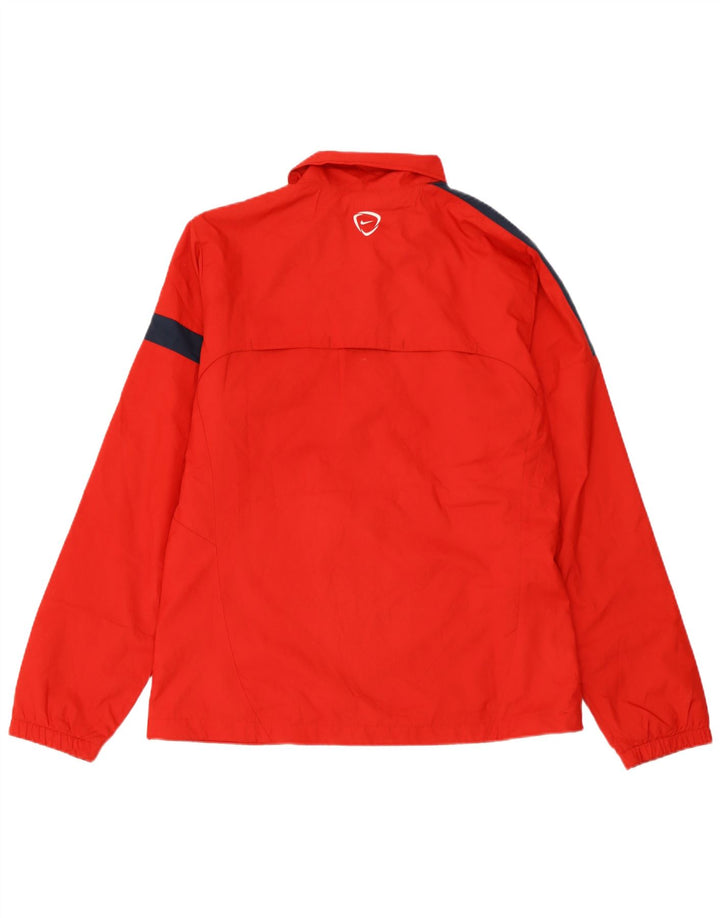 Nike Veste de survêtement pour homme Large Rouge Colorblock Polyester