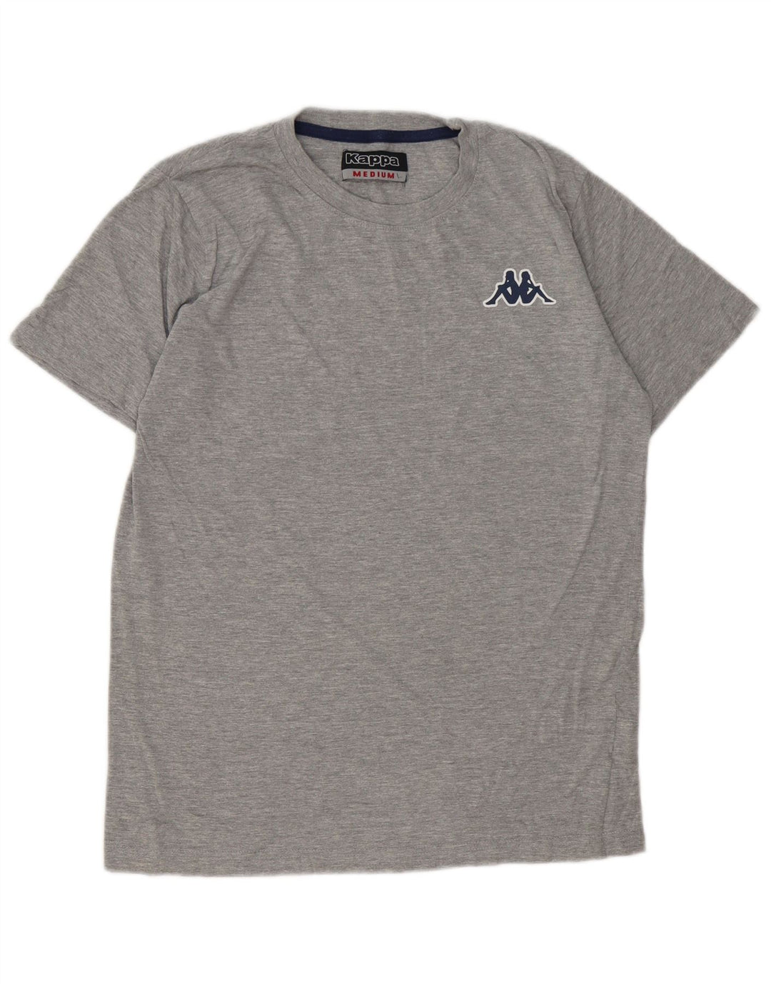 Kappa Mens T-Shirt Top Medium Grey Flecked Cotton