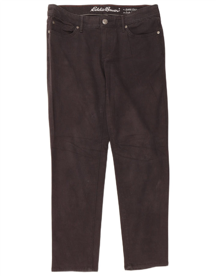 EDDIE BAUER Damen Freizeithose US 6 Medium W32 L28 Schwarz