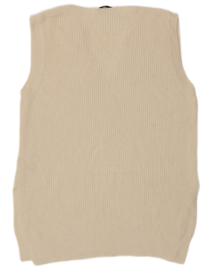 Zara Herrevest Tank Top Lille Beige Bomuld