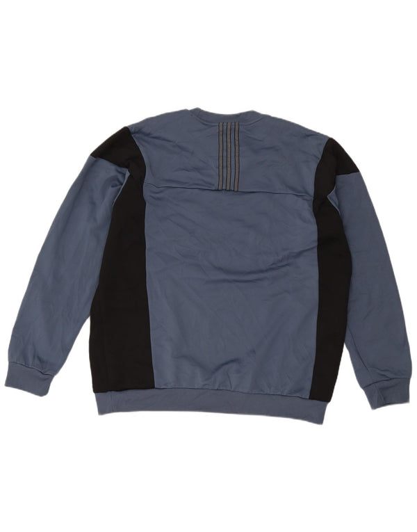 Felpa da uomo Adidas Jumper XL Grigio Colourblock Poliestere