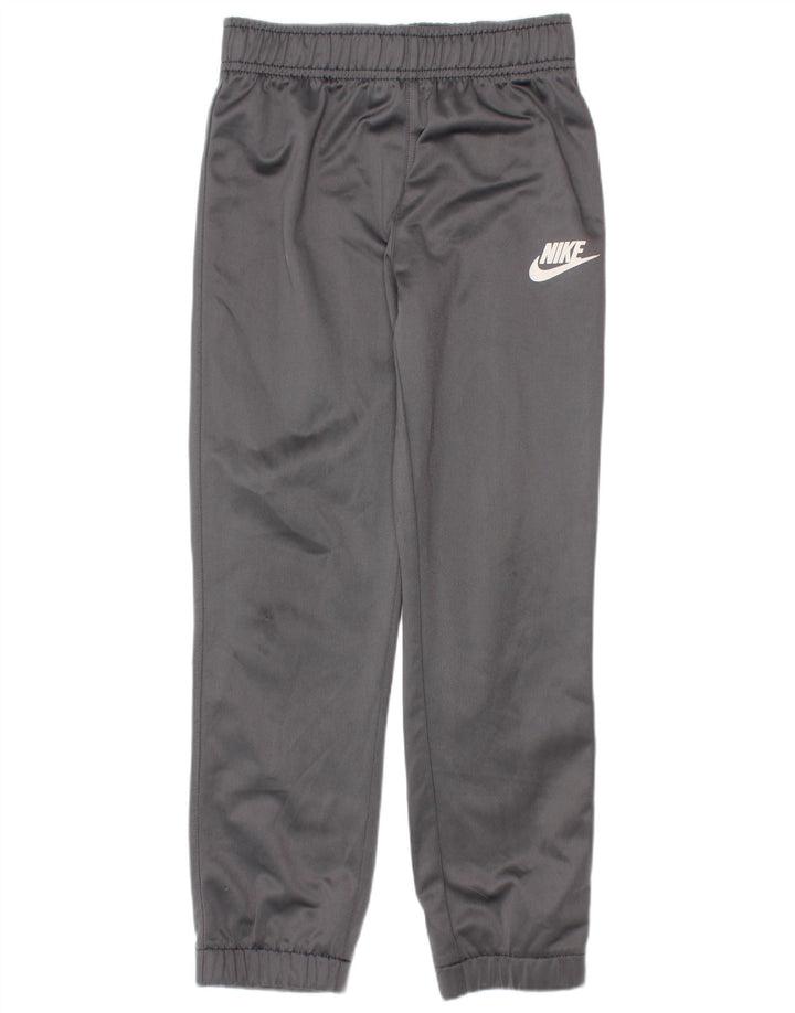 Nike Boys Tracksuit Trousers Joggers 6-7 Years Large Grey Polyester