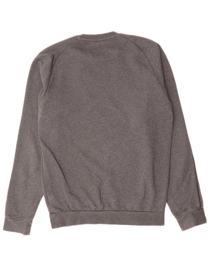 Adidas Mens Sweatshirt Jumper Small Grey Cotton