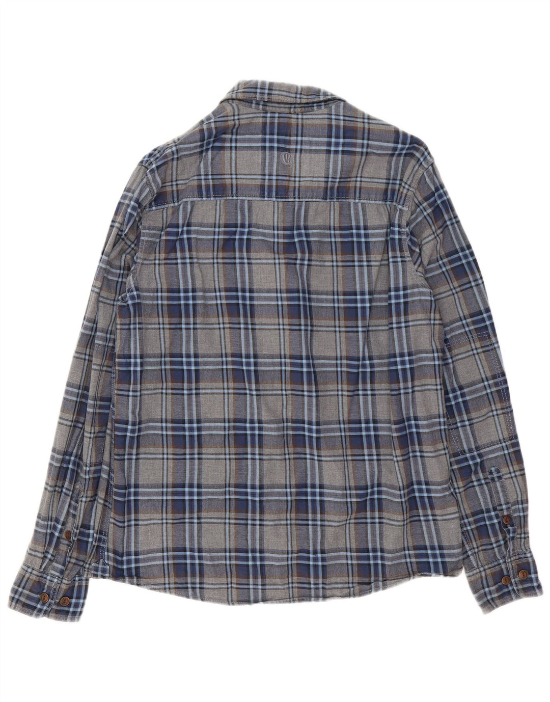 Fat Face Mens Shirt Medium Grey Check Cotton