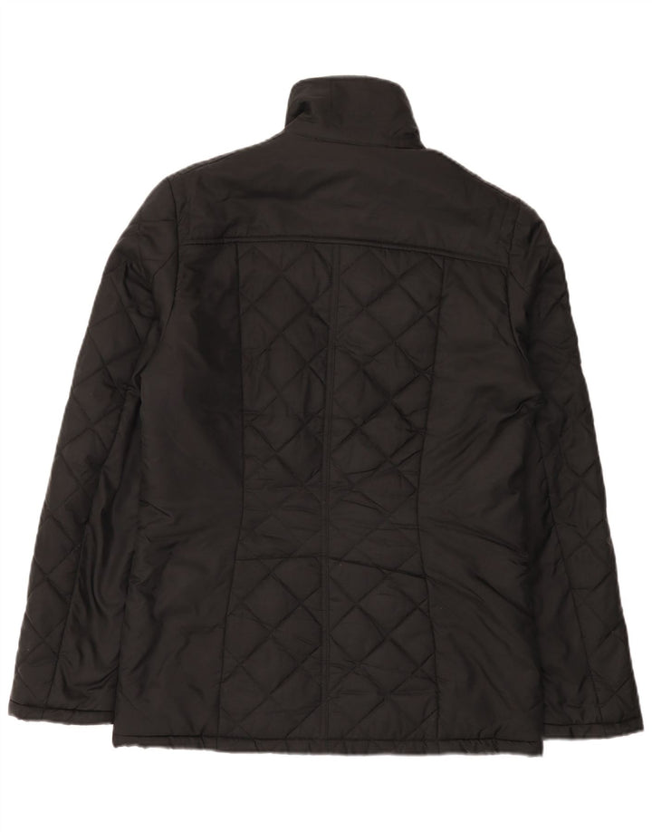 Reiss Mens Quilted Jacket UK 36 Small Black Nylon