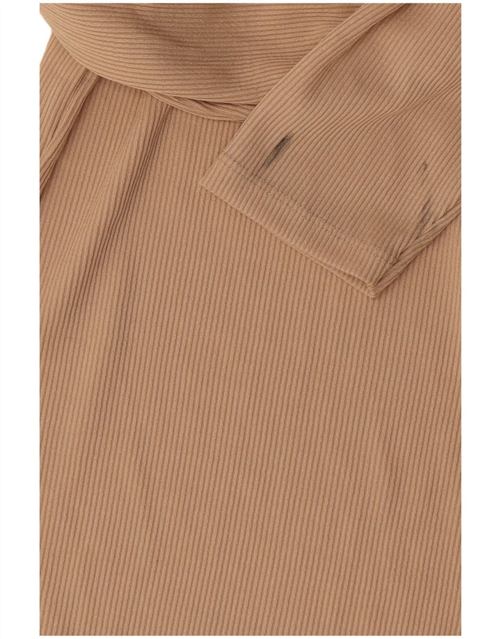 Top da donna a manica lunga Lipsy UK 14 Poliestere beige medio