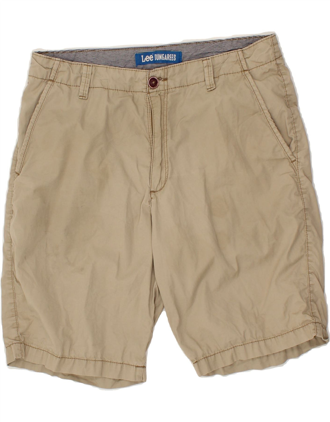 LEE Mens Chino Shorts W34 Large Beige Vintage Lee and Second-Hand Lee from Messina Hembry 