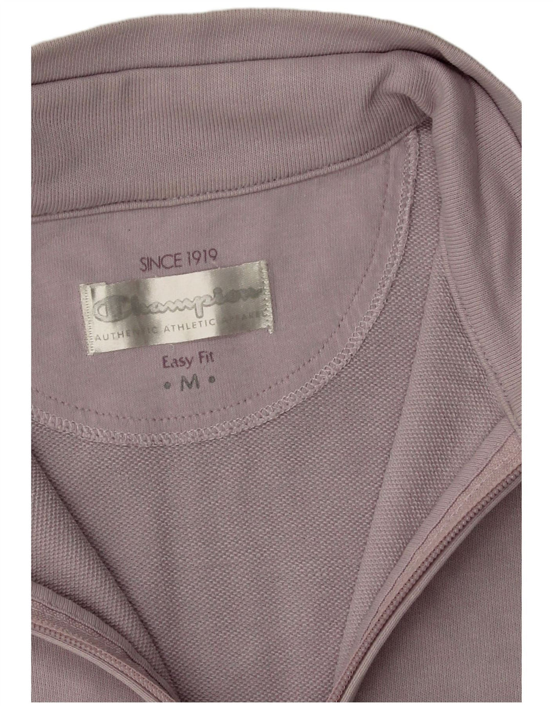 Champion Womens Easy Fit Tracksuit Top Jacket UK 14 Medium Purple
