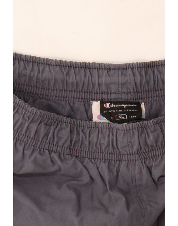 CHAMPION Mens Tracksuit Trousers XL Grey Cotton Vintage Champion and Second-Hand Champion from Messina Hembry 