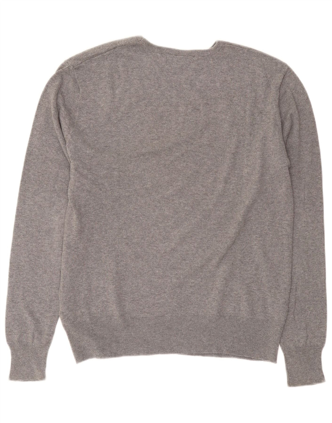 Fila Mens Boat Neck Jumper Sweater Small Grey Cotton