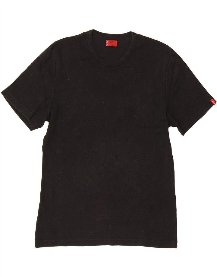 LEVI'S Womens T-Shirt Top UK 18 XL Black Vintage Levi's and Second-Hand Levi's from Messina Hembry 