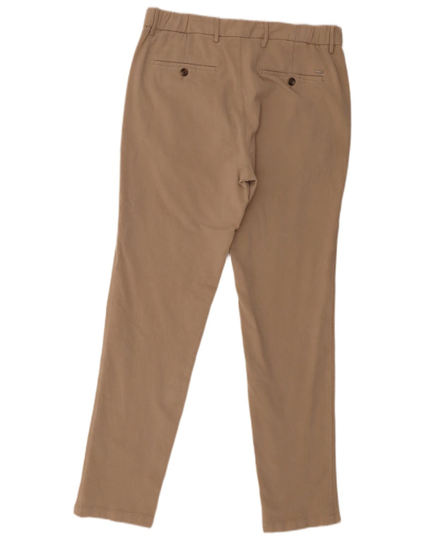 Massimo Dutti Herre Slim Chino Bukser EU 40 Medium W31 L30 Beige