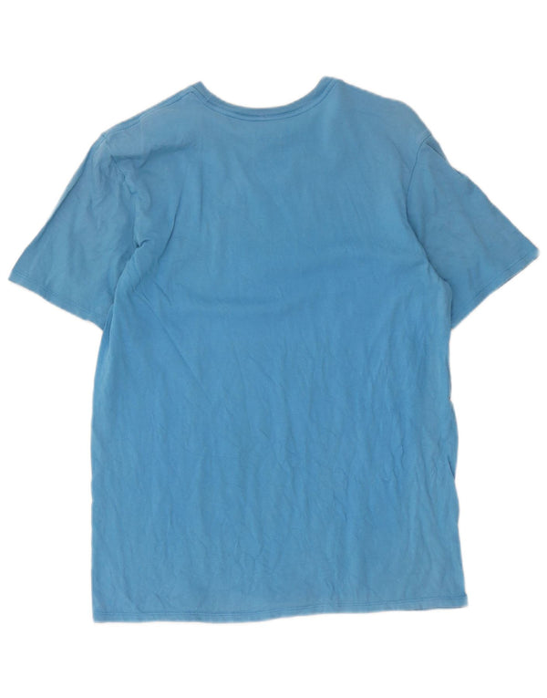 Nike Mens Athletic Cut Graphic T-Shirt Top Medium Blue