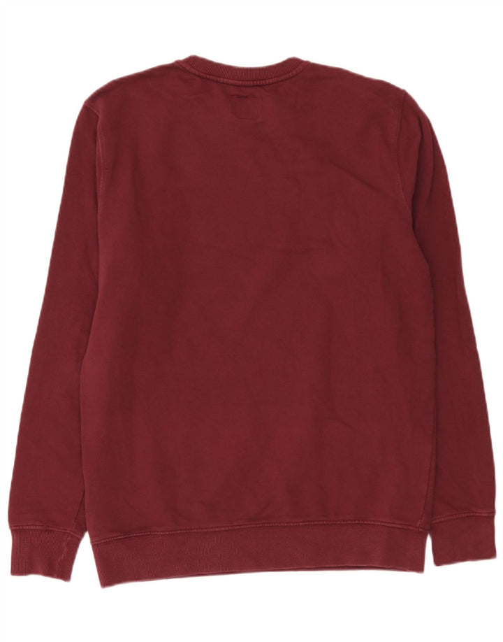 Vans Mens Graphic Sweatshirt Jumper Medium Burgundy