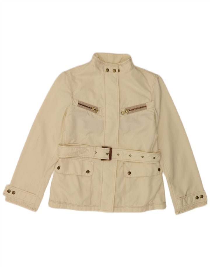 Giacca pratica da donna Fay UK 10 piccola in poliestere bianco sporco