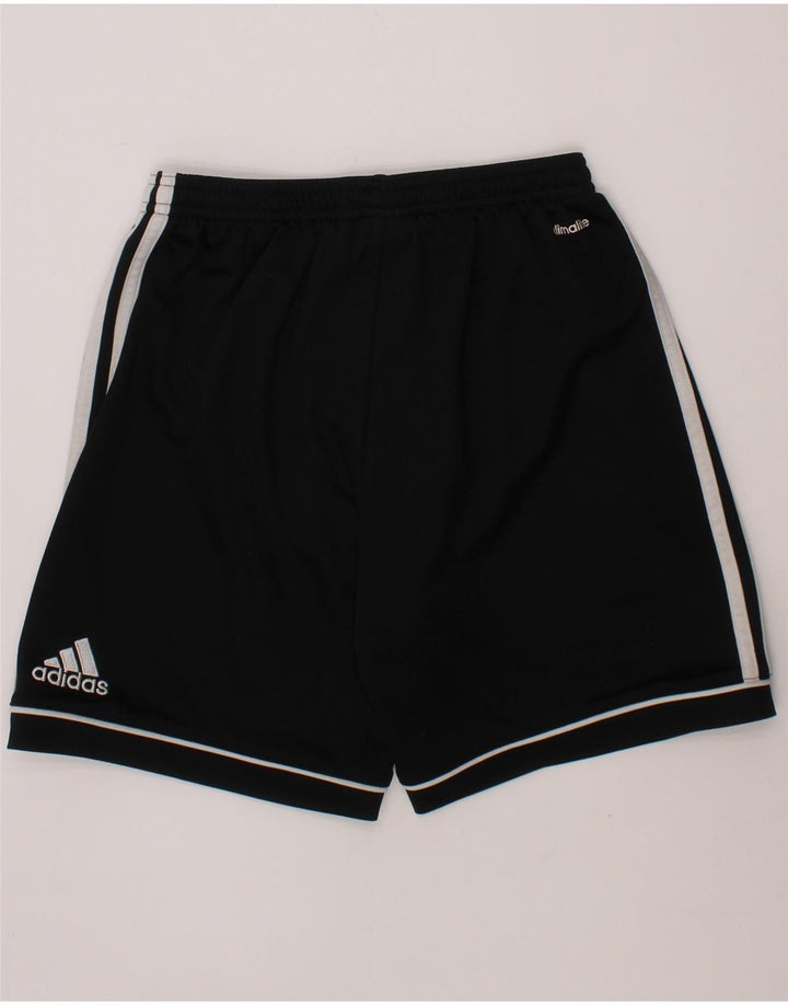 ADIDAS Boys Climalite Sport Shorts 13-14 Years  Black Polyester Vintage Adidas and Second-Hand Adidas from Messina Hembry 