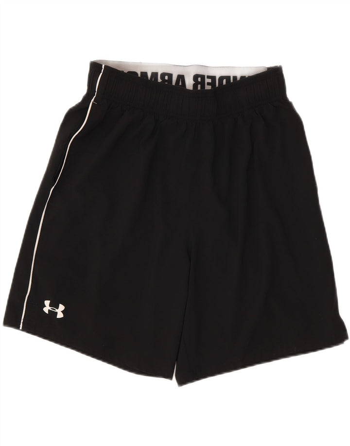 UNDER ARMOUR Mens Graphic Sport Shorts Medium  Black Polyester