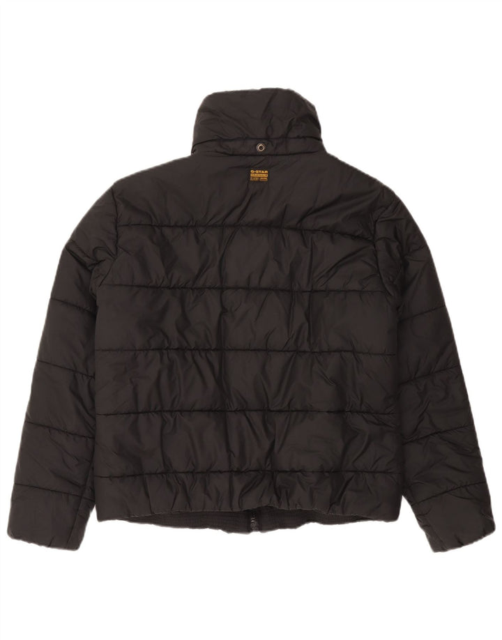 G-Star Damen Wattierte Jacke UK 16 Large Schwarz Polyester