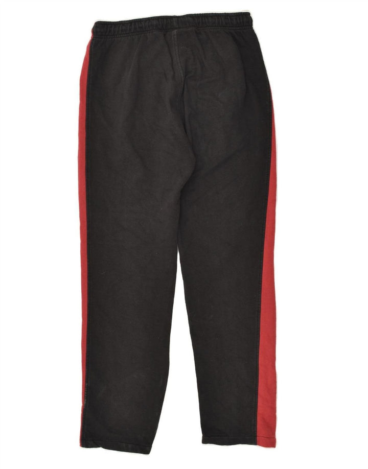 PUMA Mens Tracksuit Trousers Small Black Colourblock Cotton | Vintage Puma | Thrift | Second-Hand Puma | Used Clothing | Messina Hembry 