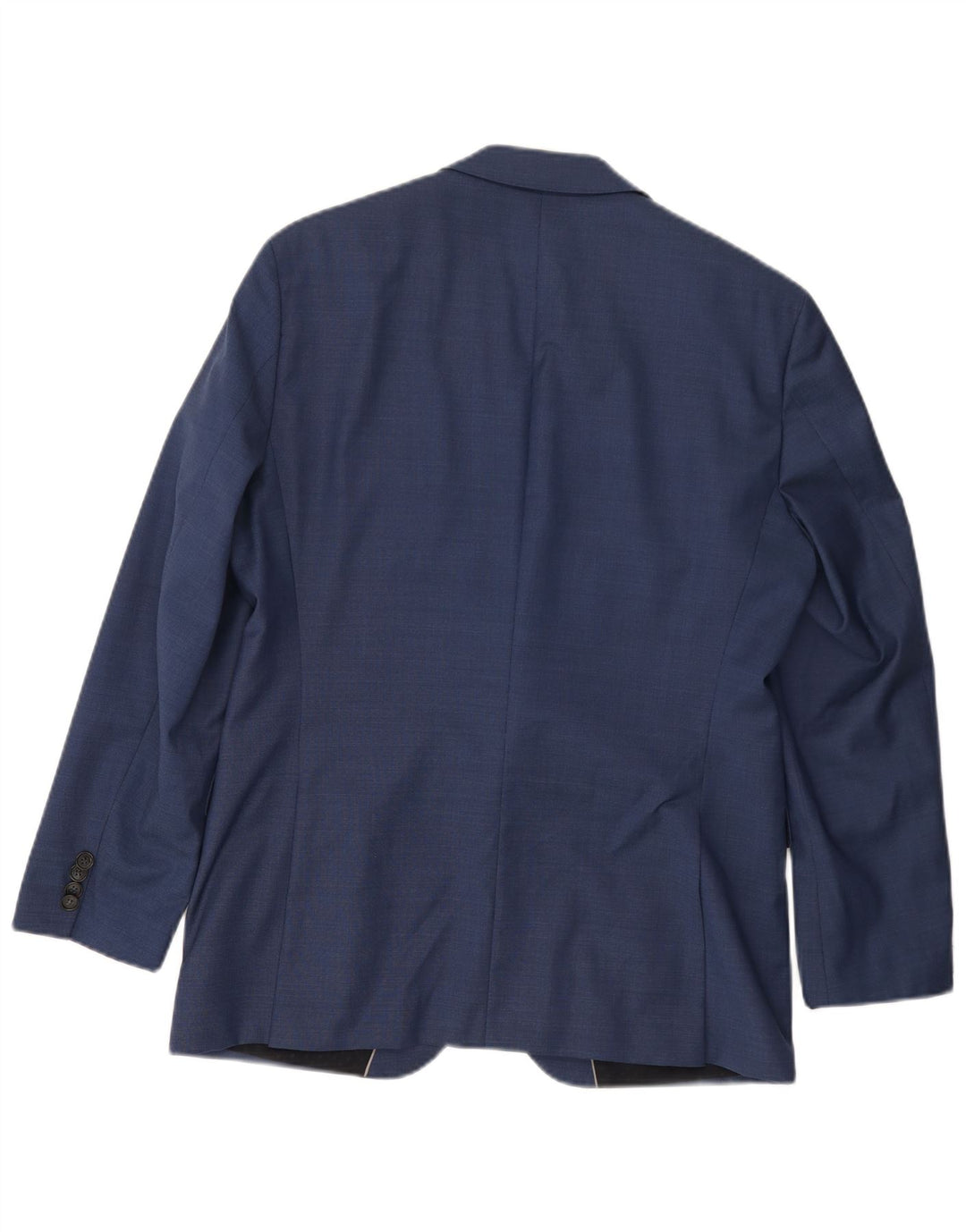 HUGO BOSS Mens 2 Button Blazer Jacket EU 50 Large Blue Wool