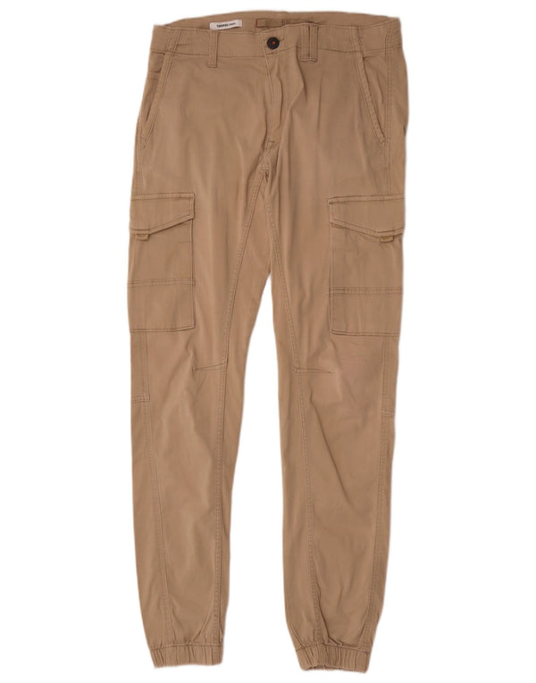 Jack & Jones Herre Paul Tapered Cargo Bukser W31 L34 Beige Bomuld