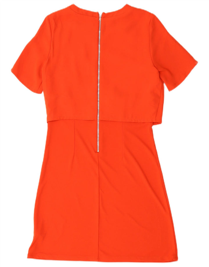 Oasis Womens A-Line Dress UK 6 XS Red Polyester
