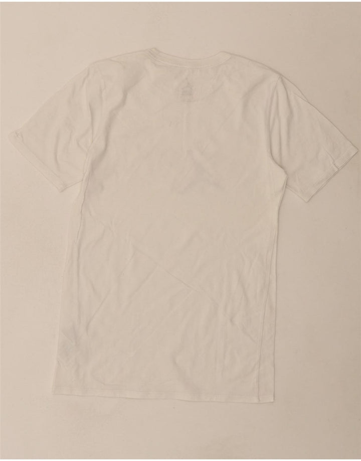JORDAN Mens Graphic T-Shirt Top Small White Cotton Vintage Jordan and Second-Hand Jordan from Messina Hembry 