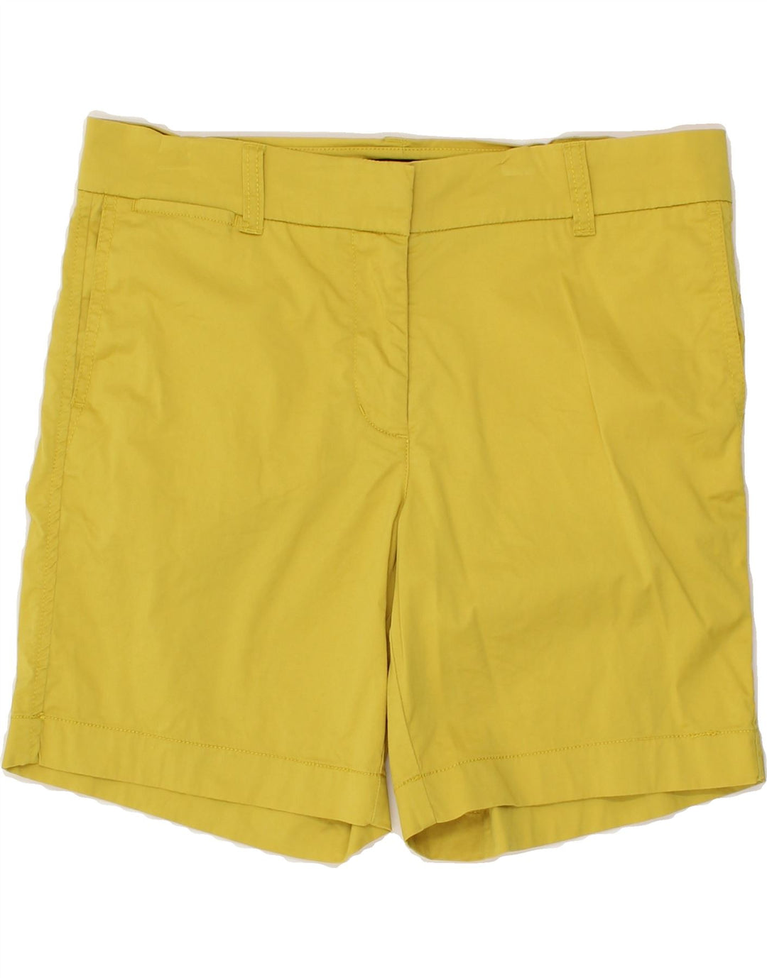 J. CREW Womens Chino Shorts US 6 Medium W32  Yellow Cotton Vintage J. Crew and Second-Hand J. Crew from Messina Hembry 