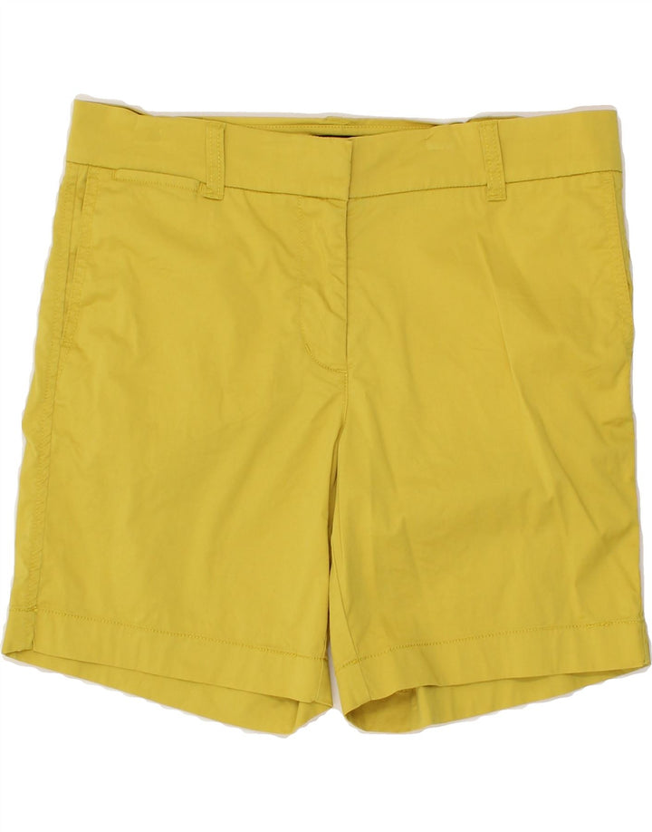 J. CREW Womens Chino Shorts US 6 Medium W32  Yellow Cotton Vintage J. Crew and Second-Hand J. Crew from Messina Hembry 