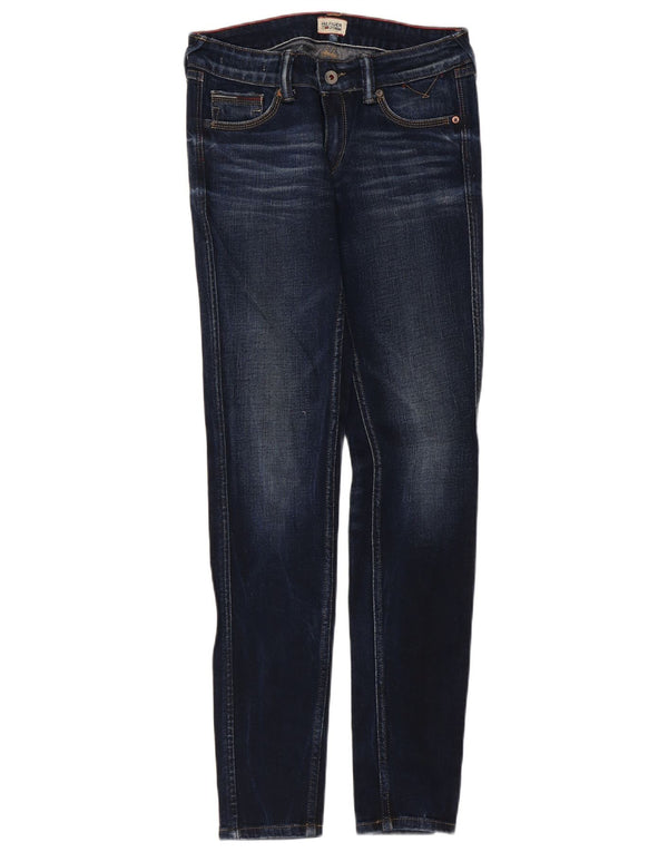 Tommy Hilfiger Damen Skinny Jeans W28 L32 Marineblau Baumwolle