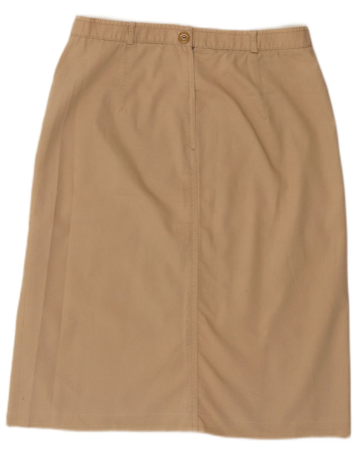 GF Ferre Womens Straight Skirt W30 Medium Beige