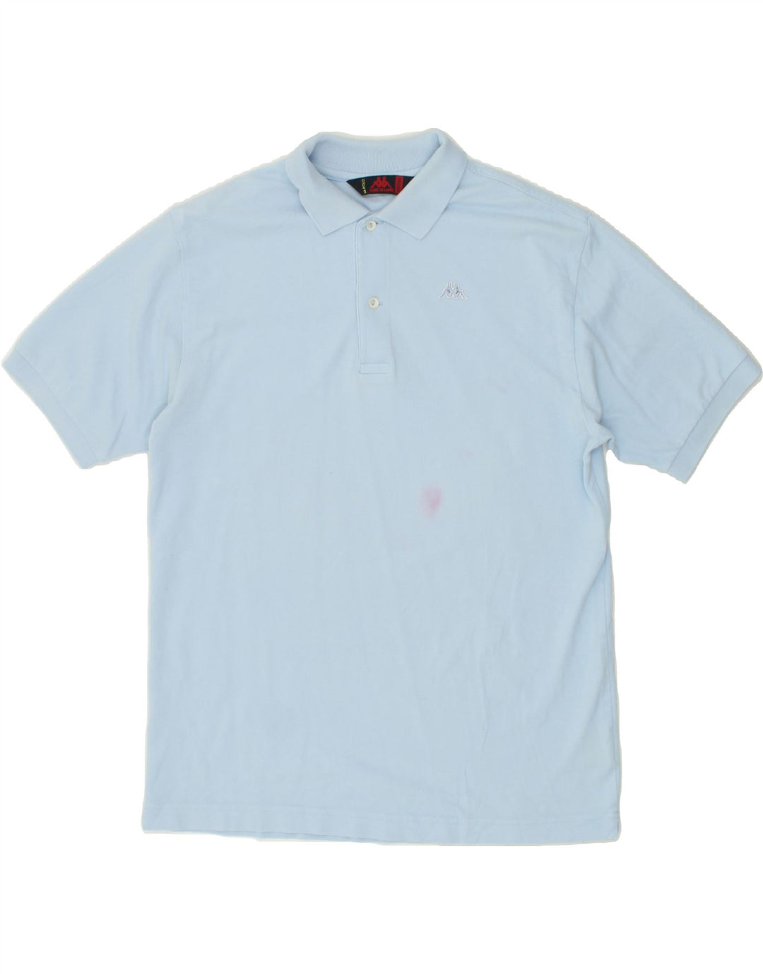 KAPPA Mens Polo Shirt Medium Blue Cotton | Vintage Kappa | Thrift | Second-Hand Kappa | Used Clothing | Messina Hembry 