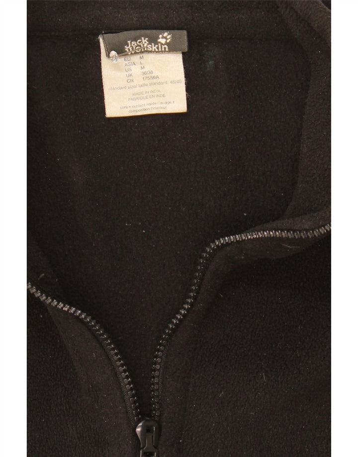 Jack Wolfskin Herre Fleecejakke UK 36/38 Medium Sort Polyester