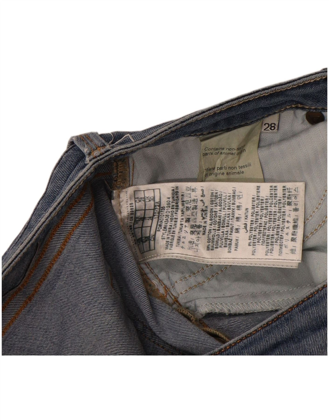 Guess Womens Starlet Bootcut Jeans W28 L25 Blue Cotton