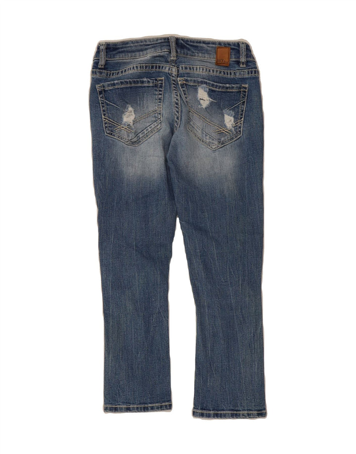 BKE Womens Stella Distressed Capri Jeans W26 L22 Blue Cotton Vintage BKE and Second-Hand BKE from Messina Hembry 