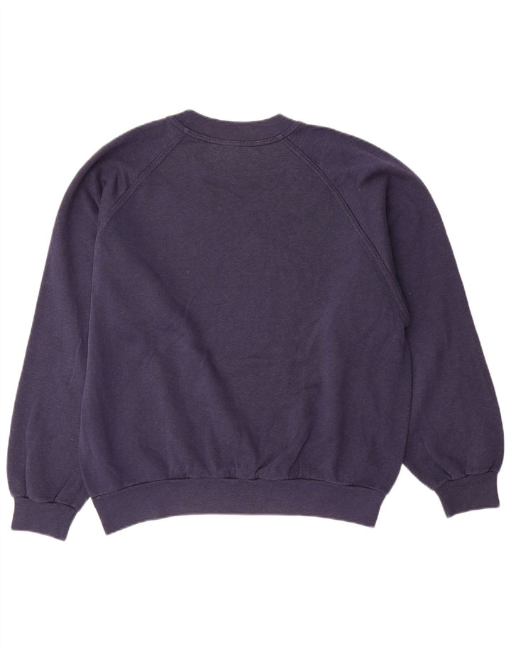 Felpa da uomo Asics, maglione piccolo, in cotone blu navy