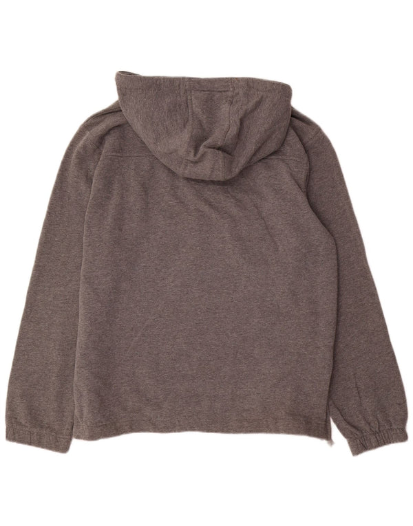 Ellesse Womens Oversized Graphic Hoodie Pullover UK 12 Mittelgrau gefleckt