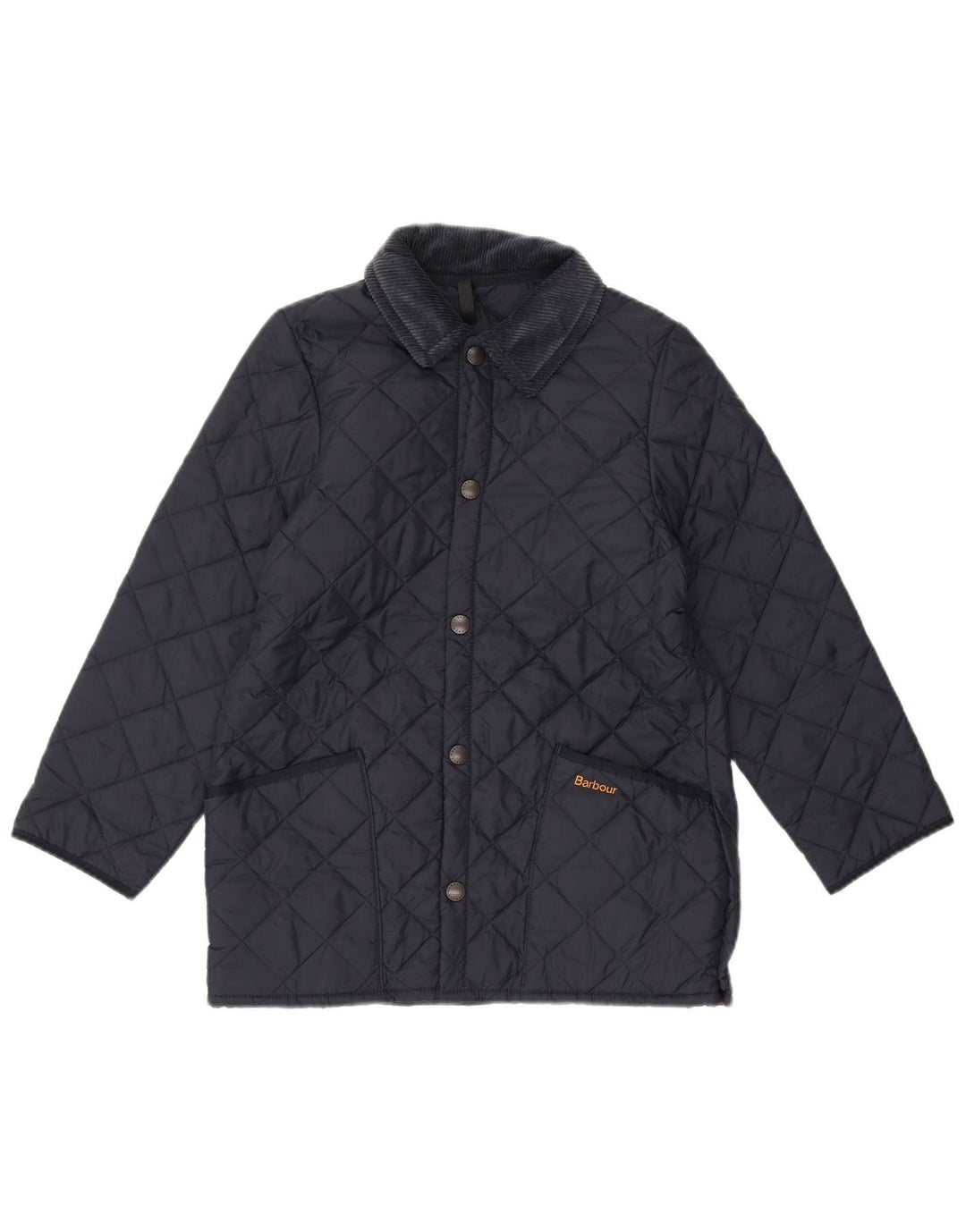 Barbour Boys LIDDESDALE Quilted Jacket 12-13 Years Navy Blue