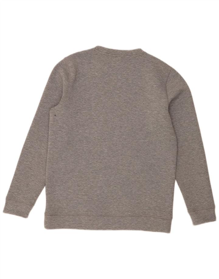 Quiksilver Mens Graphic Sweatshirt Jumper Large Grey Polyester