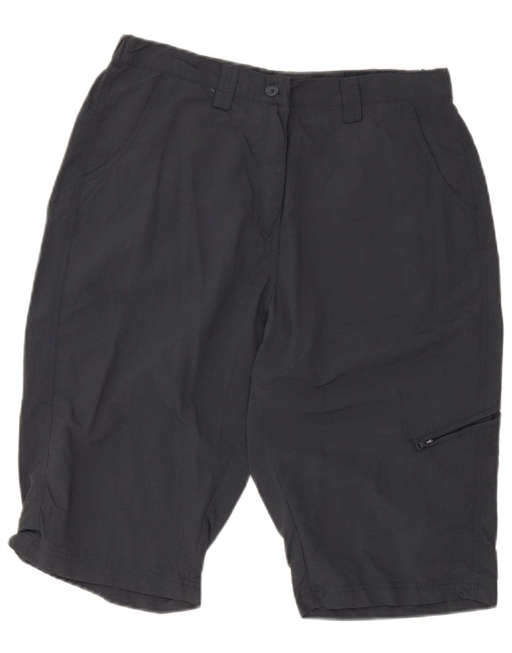 Mountain Warehouse Womens Sport Shorts UK 12 Medium Grey Nylon