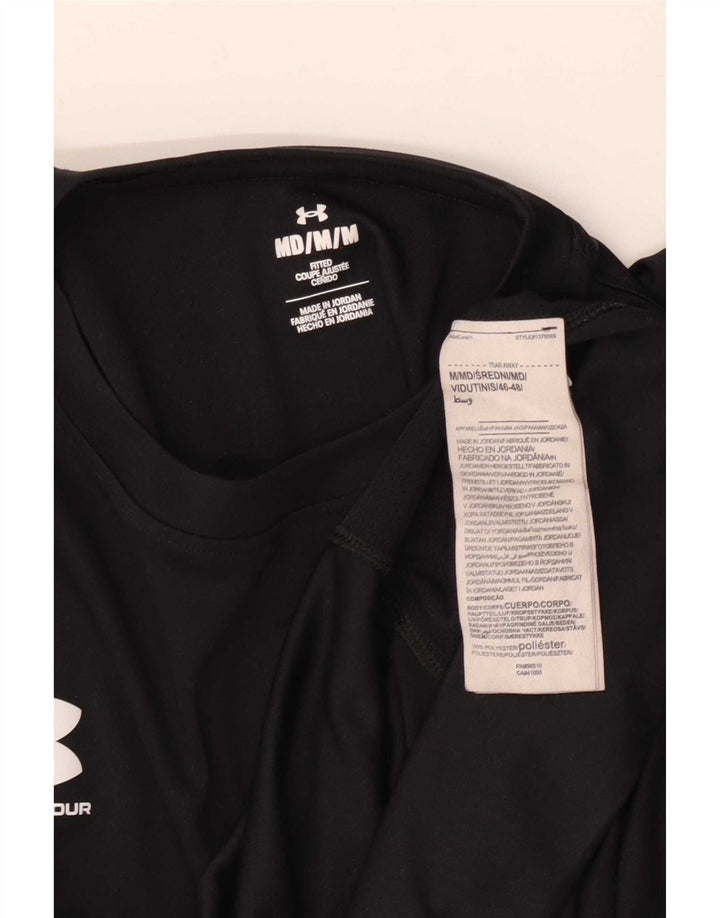 Under Armour T-Shirt Homme Noir Moyen Polyester