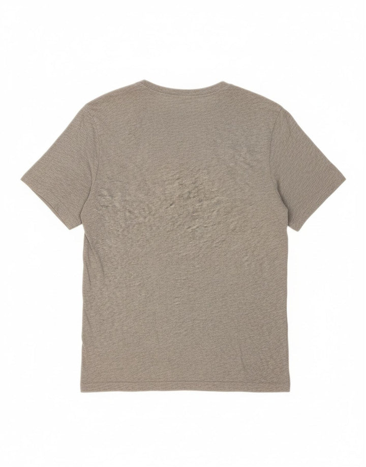 NIKE Mens Graphic T-Shirt Top Medium Grey Cotton