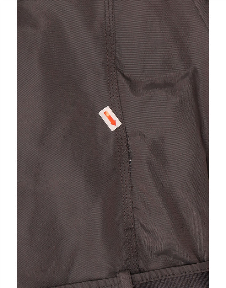 PEUTEREY Giacca imbottita con cintura da donna IT 46 Large grigia in poliammide classica