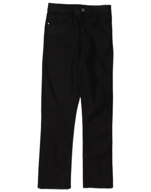 Zara női magas derekú, egyenes alkalmi nadrág EU 34 2XS W24 L26 fekete
