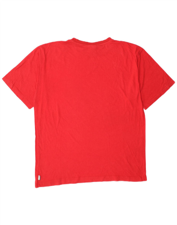 Reebok Mens Graphic T-Shirt Top XL Red