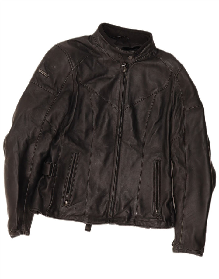 Giacca da corsa in pelle da donna Spidi Motorstyle IT 48 XL Nera