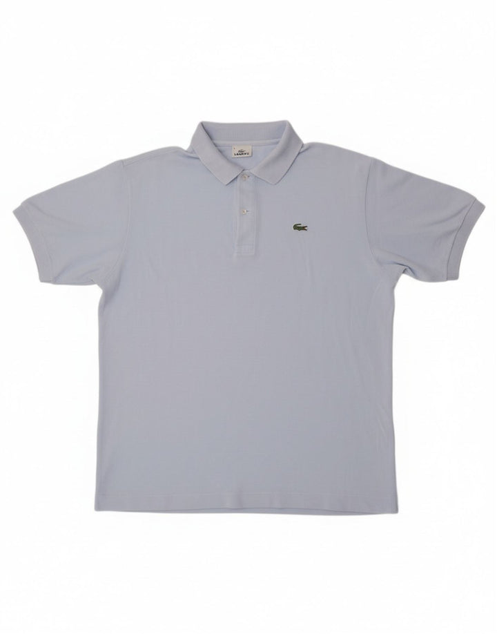 Lacoste Mens Polo Shirt Size 6 XL Blue