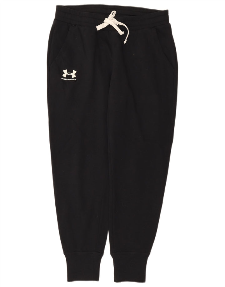 Under Armour Mens Tracksuit Trousers Joggers Medium Black Cotton